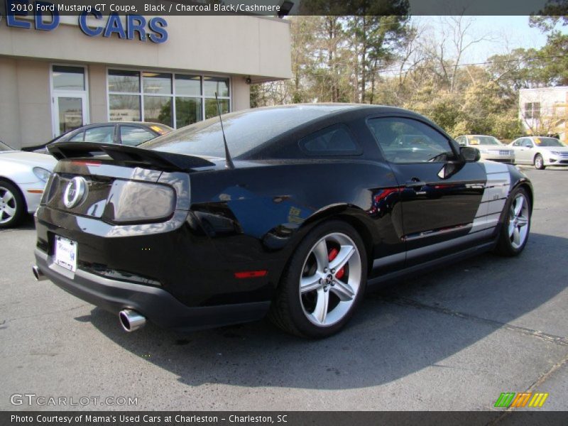 Black / Charcoal Black/Cashmere 2010 Ford Mustang GT Coupe