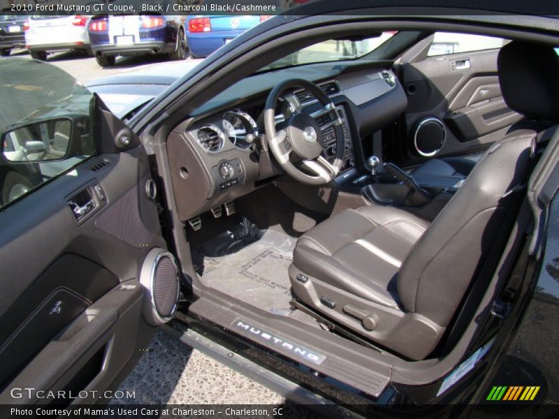 Black / Charcoal Black/Cashmere 2010 Ford Mustang GT Coupe