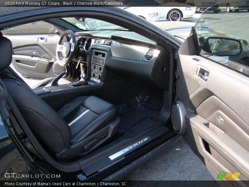 Black / Charcoal Black/Cashmere 2010 Ford Mustang GT Coupe
