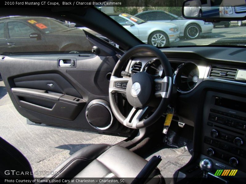 Black / Charcoal Black/Cashmere 2010 Ford Mustang GT Coupe