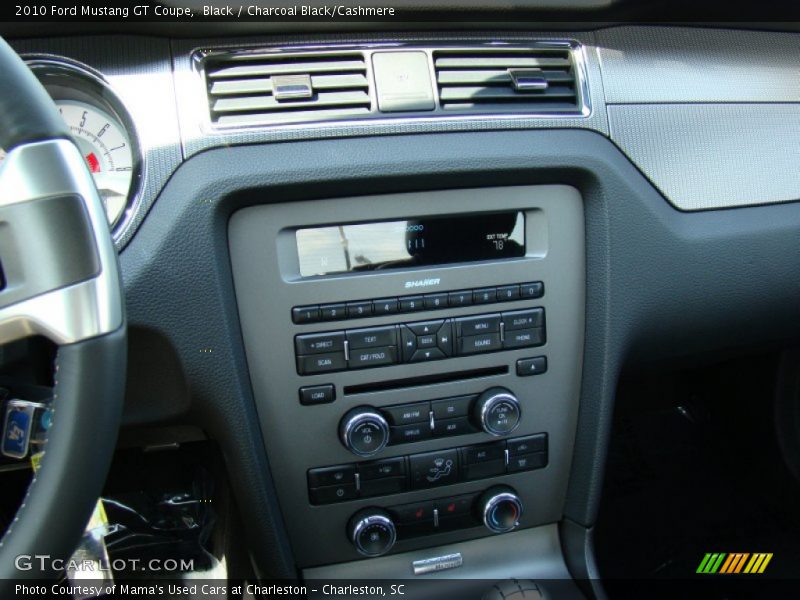 Black / Charcoal Black/Cashmere 2010 Ford Mustang GT Coupe