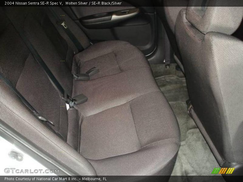 Molten Silver / SE-R Black/Silver 2004 Nissan Sentra SE-R Spec V