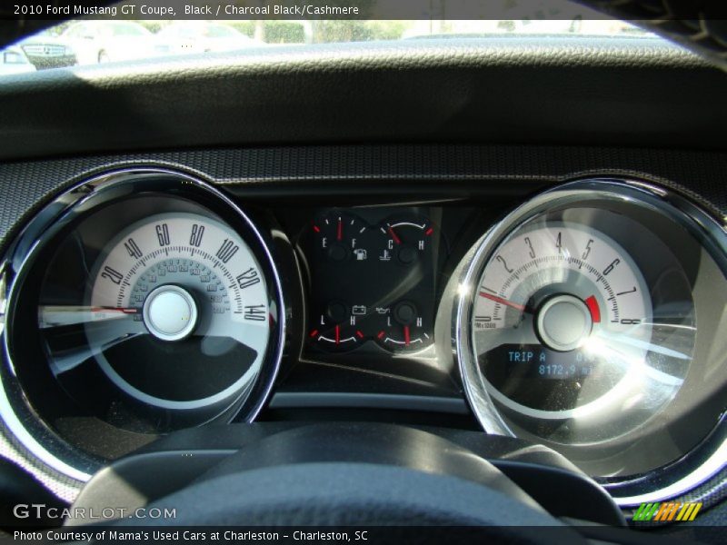 Black / Charcoal Black/Cashmere 2010 Ford Mustang GT Coupe