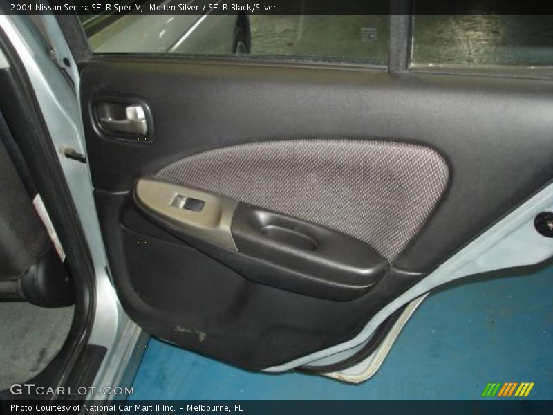 Molten Silver / SE-R Black/Silver 2004 Nissan Sentra SE-R Spec V