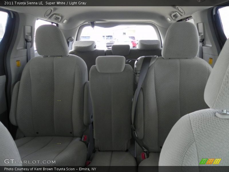 Super White / Light Gray 2011 Toyota Sienna LE