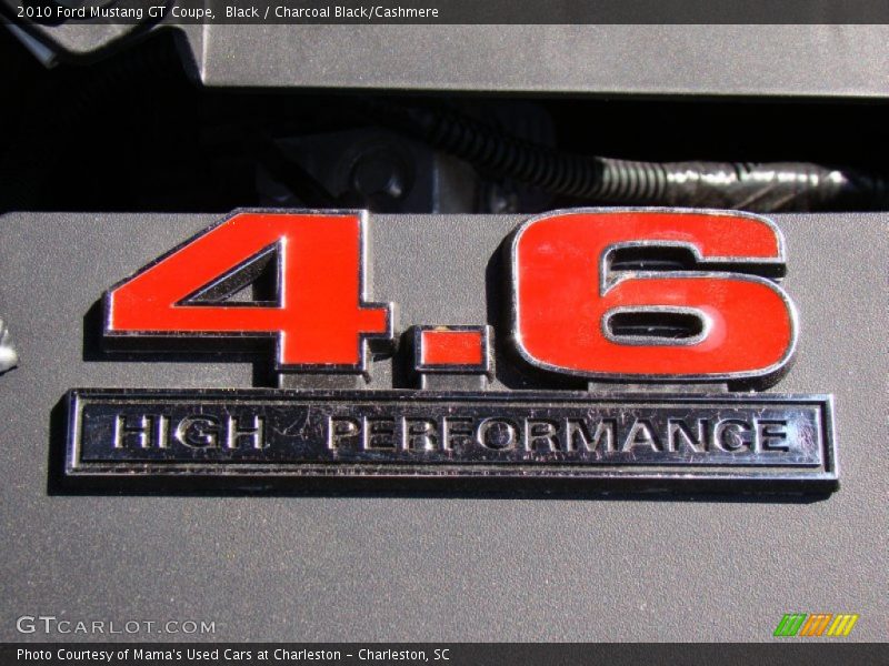 Black / Charcoal Black/Cashmere 2010 Ford Mustang GT Coupe