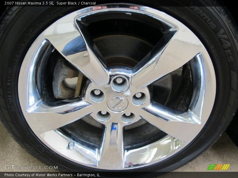 Super Black / Charcoal 2007 Nissan Maxima 3.5 SE