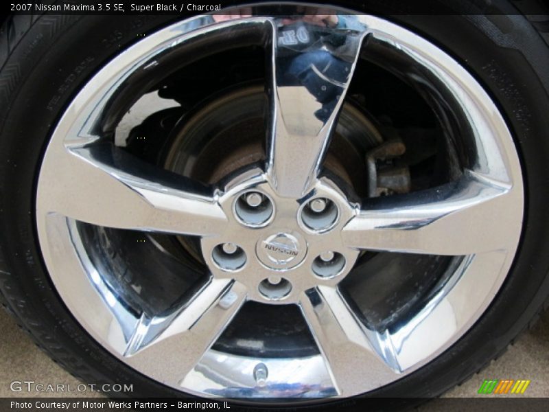 Super Black / Charcoal 2007 Nissan Maxima 3.5 SE