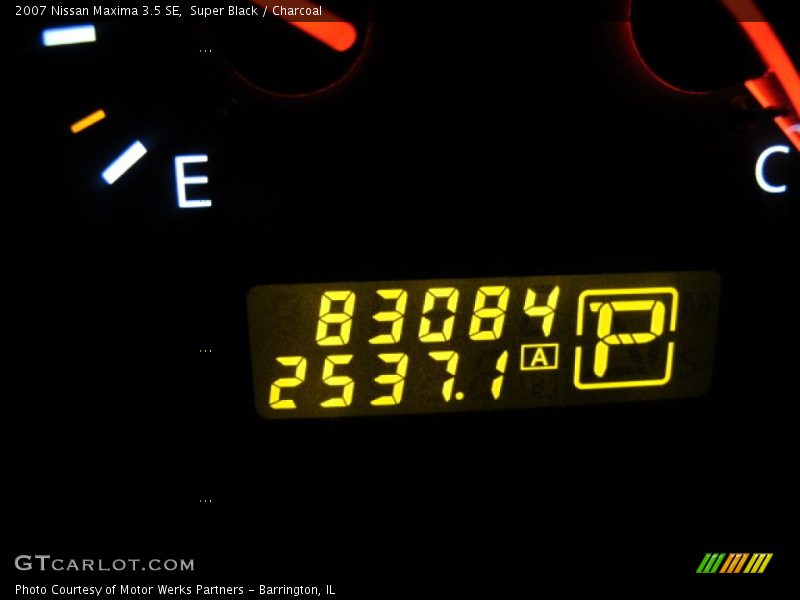 Super Black / Charcoal 2007 Nissan Maxima 3.5 SE