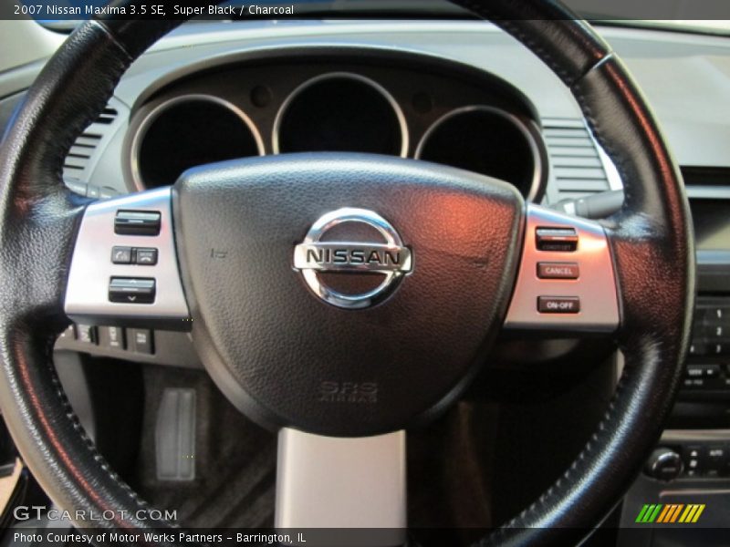 Super Black / Charcoal 2007 Nissan Maxima 3.5 SE