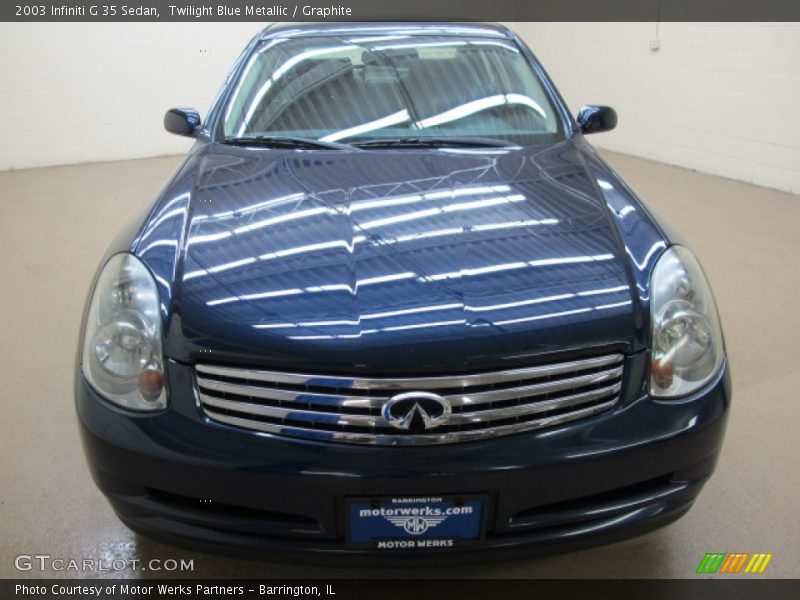 Twilight Blue Metallic / Graphite 2003 Infiniti G 35 Sedan