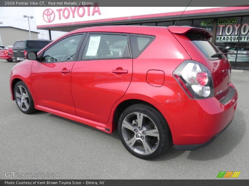 Red Hot Metallic / Ebony 2009 Pontiac Vibe GT