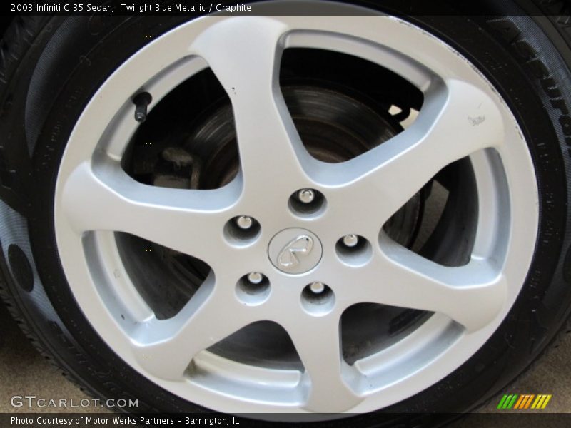 Twilight Blue Metallic / Graphite 2003 Infiniti G 35 Sedan