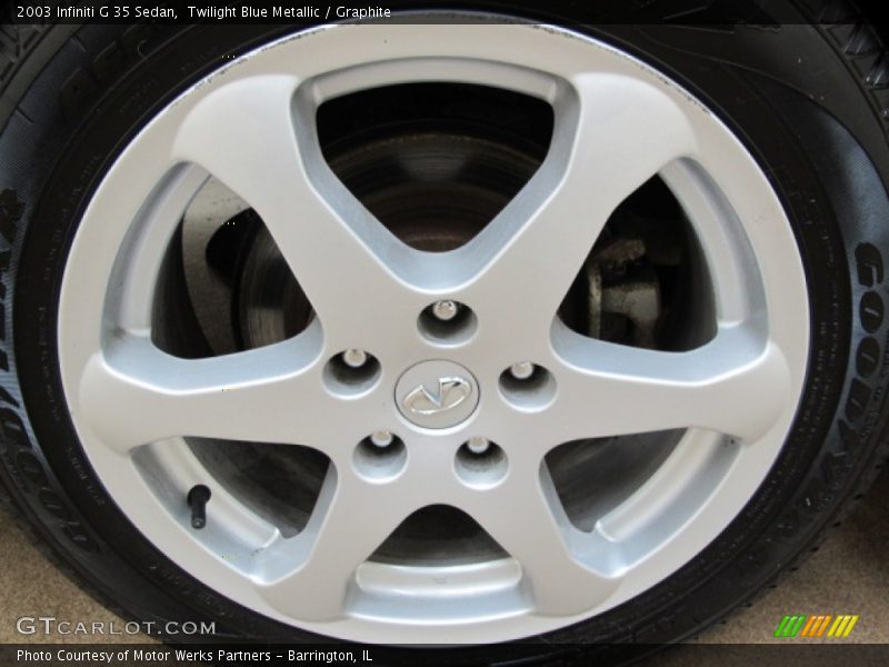 Twilight Blue Metallic / Graphite 2003 Infiniti G 35 Sedan