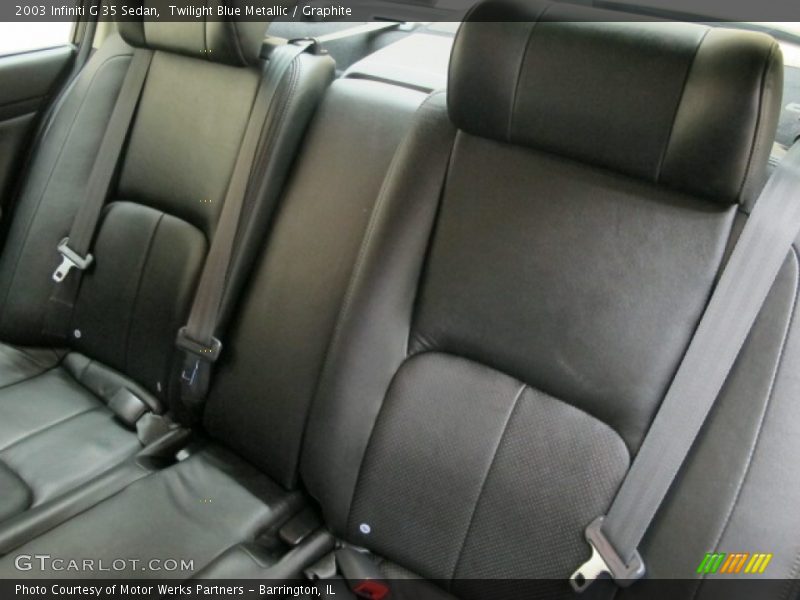 Twilight Blue Metallic / Graphite 2003 Infiniti G 35 Sedan