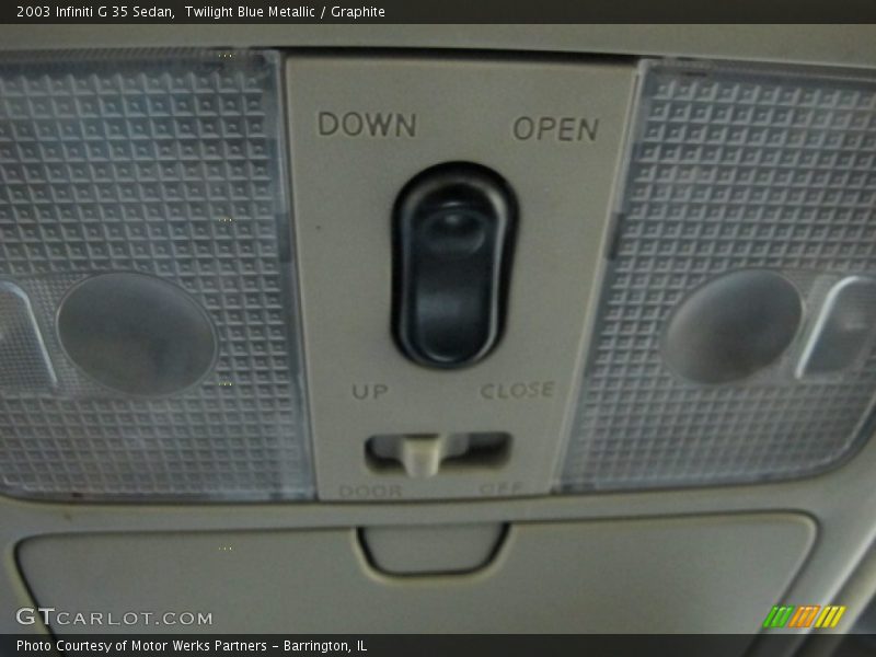 Twilight Blue Metallic / Graphite 2003 Infiniti G 35 Sedan