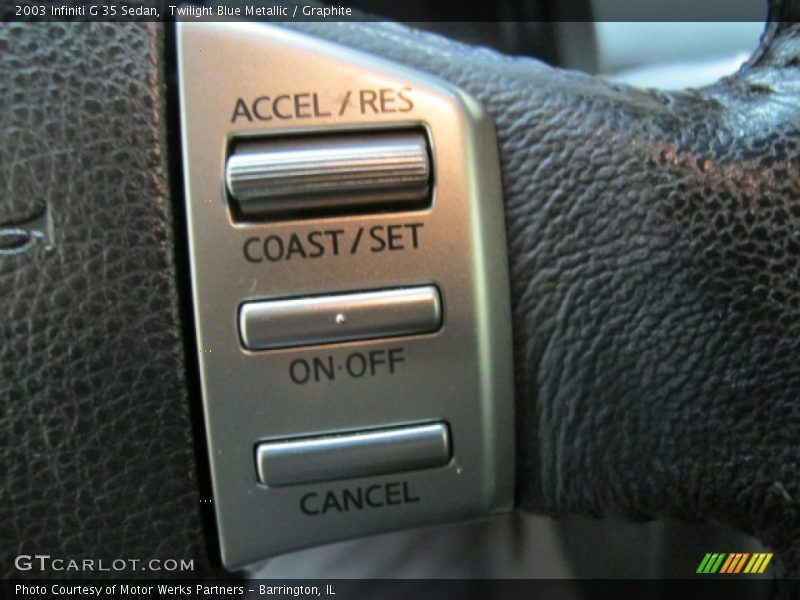 Twilight Blue Metallic / Graphite 2003 Infiniti G 35 Sedan