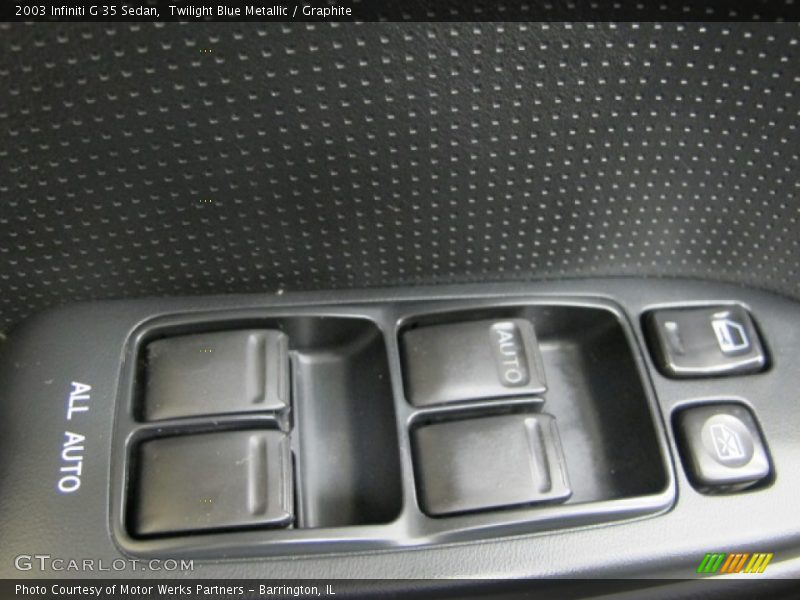 Twilight Blue Metallic / Graphite 2003 Infiniti G 35 Sedan