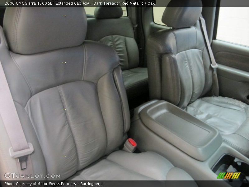 Dark Toreador Red Metallic / Oak 2000 GMC Sierra 1500 SLT Extended Cab 4x4