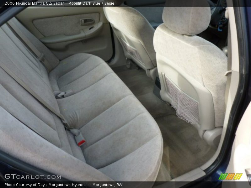 Moonlit Dark Blue / Beige 2006 Hyundai Elantra GLS Sedan