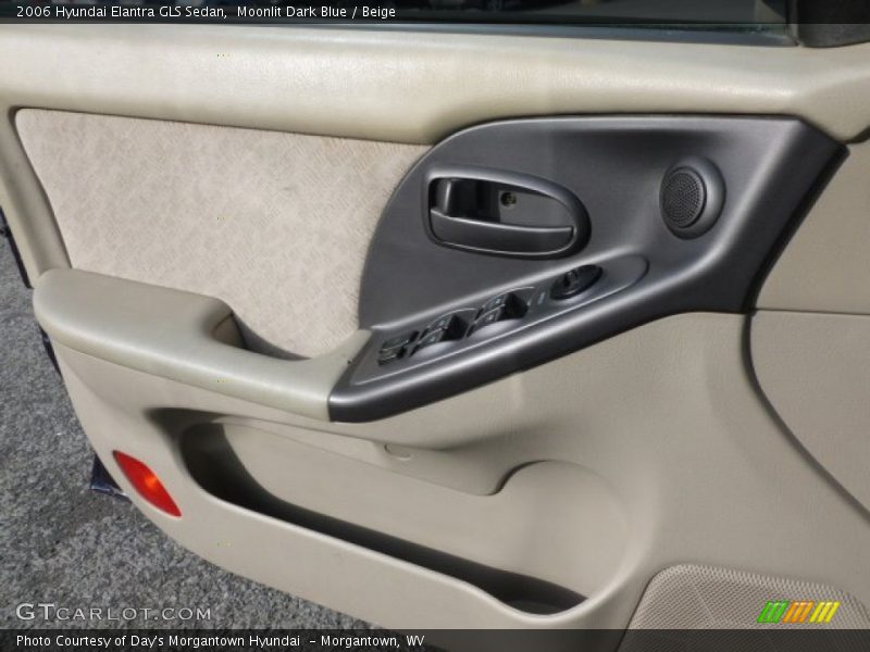 Moonlit Dark Blue / Beige 2006 Hyundai Elantra GLS Sedan