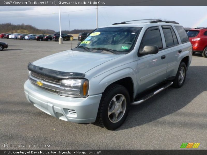 Silverstone Metallic / Light Gray 2007 Chevrolet TrailBlazer LS 4x4
