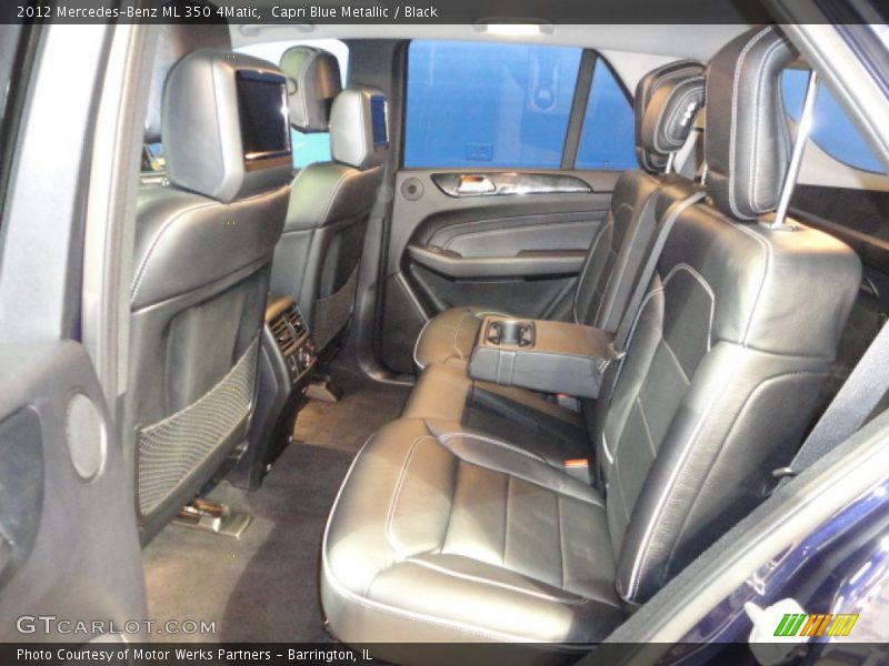 Capri Blue Metallic / Black 2012 Mercedes-Benz ML 350 4Matic