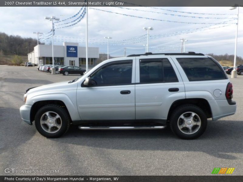Silverstone Metallic / Light Gray 2007 Chevrolet TrailBlazer LS 4x4