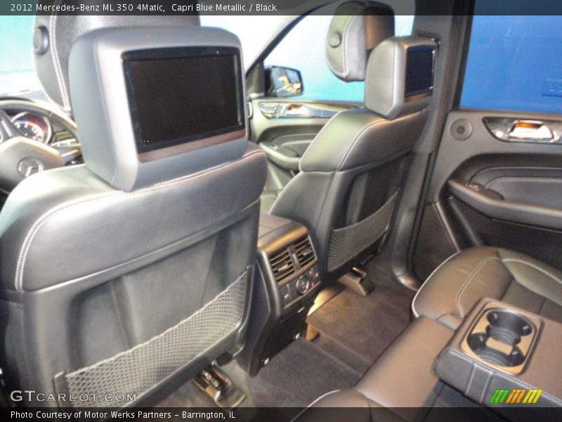 Capri Blue Metallic / Black 2012 Mercedes-Benz ML 350 4Matic