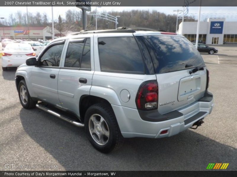 Silverstone Metallic / Light Gray 2007 Chevrolet TrailBlazer LS 4x4