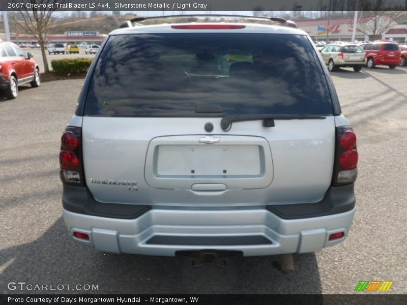 Silverstone Metallic / Light Gray 2007 Chevrolet TrailBlazer LS 4x4