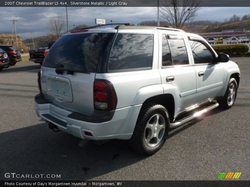 Silverstone Metallic / Light Gray 2007 Chevrolet TrailBlazer LS 4x4