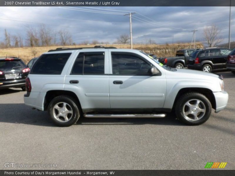 Silverstone Metallic / Light Gray 2007 Chevrolet TrailBlazer LS 4x4
