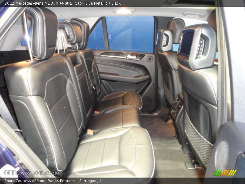Capri Blue Metallic / Black 2012 Mercedes-Benz ML 350 4Matic