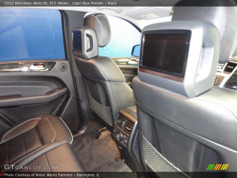 Capri Blue Metallic / Black 2012 Mercedes-Benz ML 350 4Matic