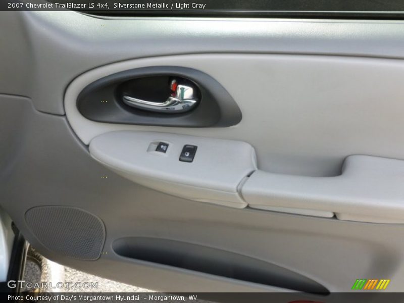 Silverstone Metallic / Light Gray 2007 Chevrolet TrailBlazer LS 4x4
