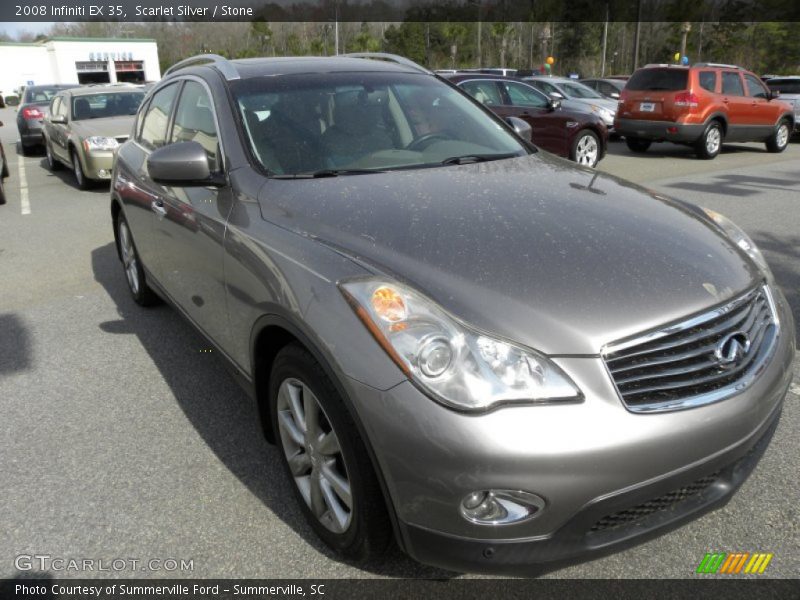 Scarlet Silver / Stone 2008 Infiniti EX 35