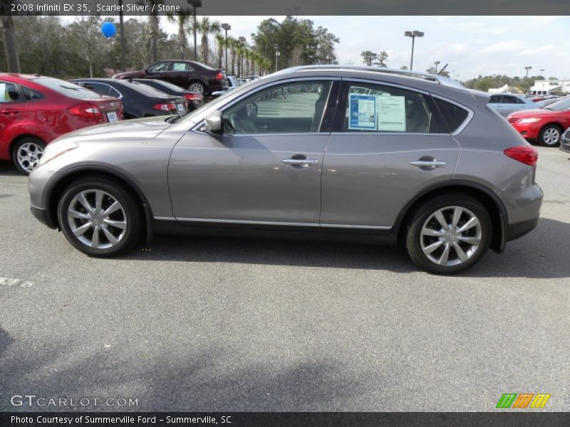 Scarlet Silver / Stone 2008 Infiniti EX 35