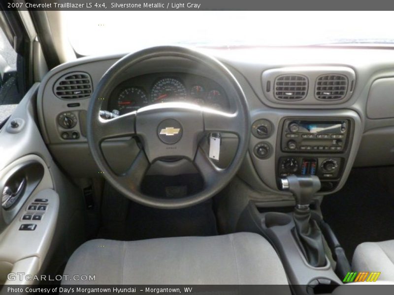 Silverstone Metallic / Light Gray 2007 Chevrolet TrailBlazer LS 4x4