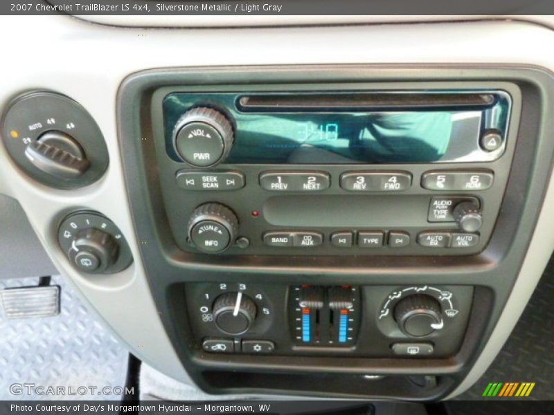 Silverstone Metallic / Light Gray 2007 Chevrolet TrailBlazer LS 4x4