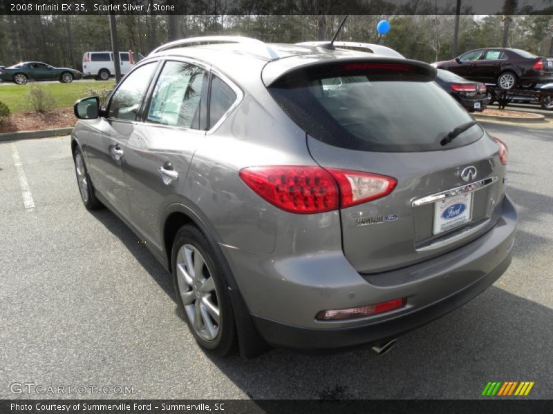Scarlet Silver / Stone 2008 Infiniti EX 35