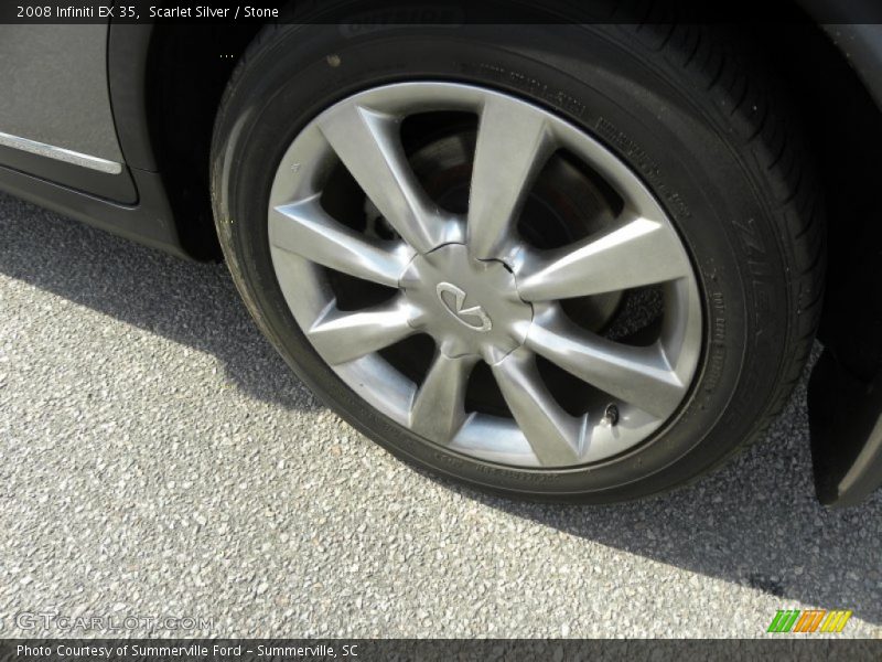 Scarlet Silver / Stone 2008 Infiniti EX 35