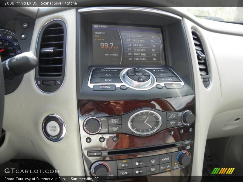 Scarlet Silver / Stone 2008 Infiniti EX 35