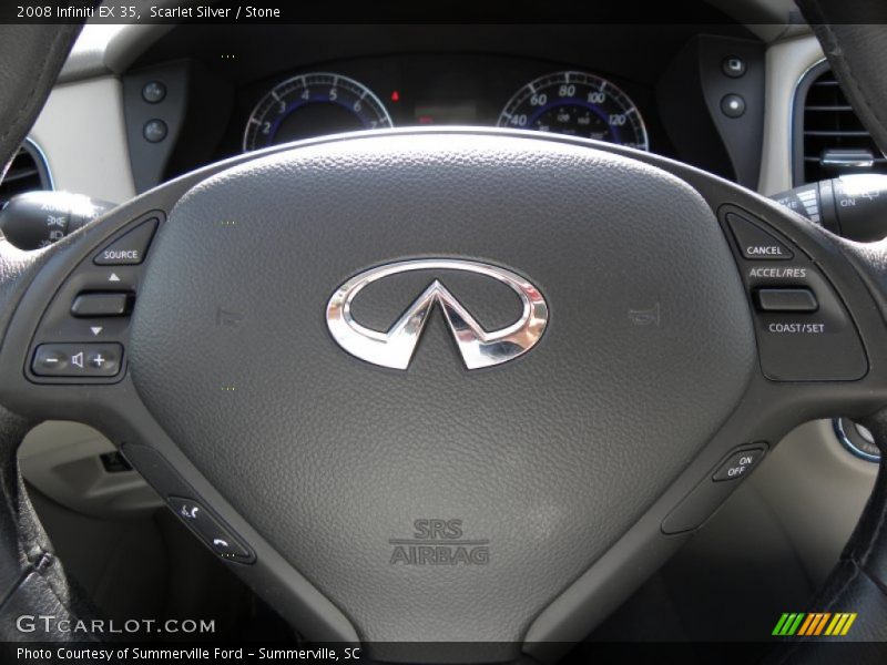 Scarlet Silver / Stone 2008 Infiniti EX 35