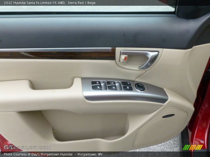 Door Panel of 2012 Santa Fe Limited V6 AWD
