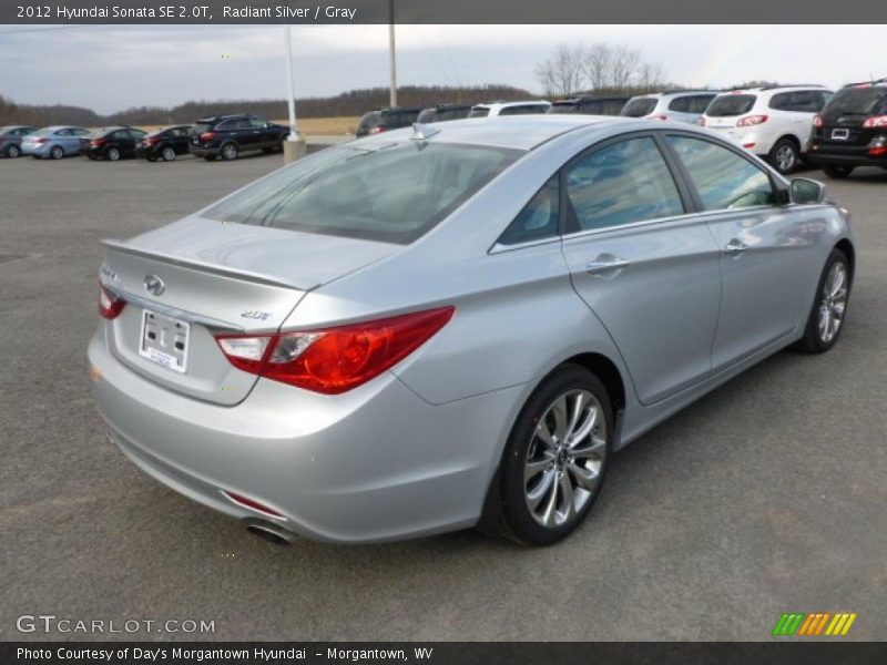 Radiant Silver / Gray 2012 Hyundai Sonata SE 2.0T