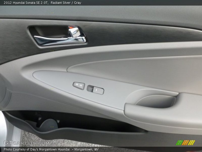 Radiant Silver / Gray 2012 Hyundai Sonata SE 2.0T