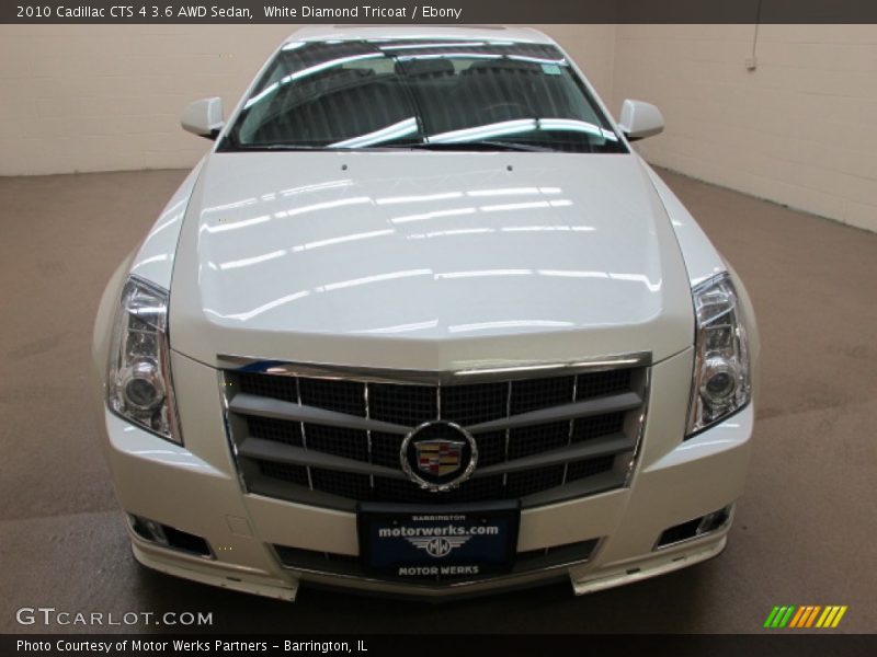 White Diamond Tricoat / Ebony 2010 Cadillac CTS 4 3.6 AWD Sedan