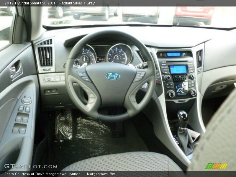 Radiant Silver / Gray 2012 Hyundai Sonata SE 2.0T