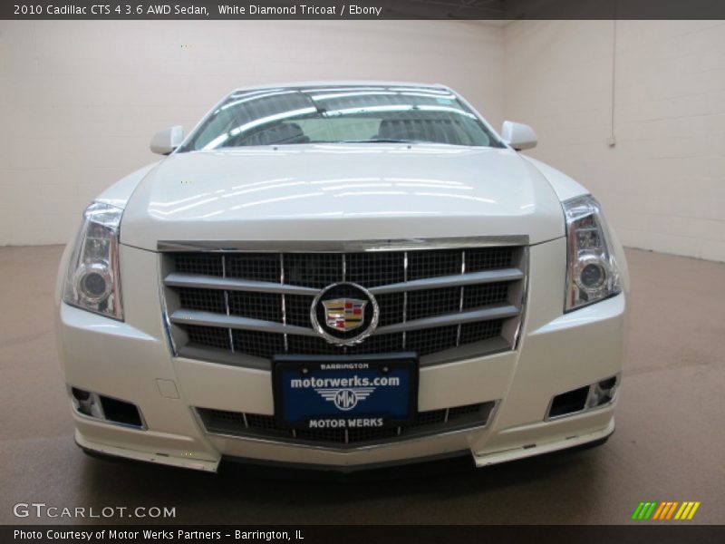 White Diamond Tricoat / Ebony 2010 Cadillac CTS 4 3.6 AWD Sedan